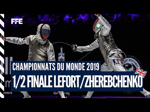 CM FH Budapest 2019 - 1/2 finale Lefort (FRA) vs Zherebchenko (RUS)