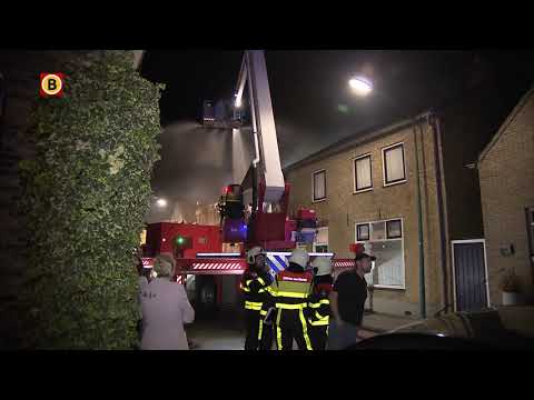 Uitslaande woningbrand in Klundert