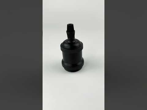 Патрон Е27 для абажурів чорний матовий