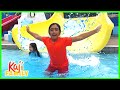 Family Trip to LEGOLAND! Amusement Park Fun Water Slides for Kids