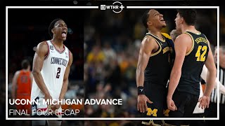 Michigan, UConn advance to championship game | Final Four Postgame Reaction | 13Sports