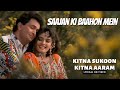 Kitna Sukun Kitna Aaram Saajan Ki Baahon Mein Lyrical Video Kumar Sanu Rishi Raveena