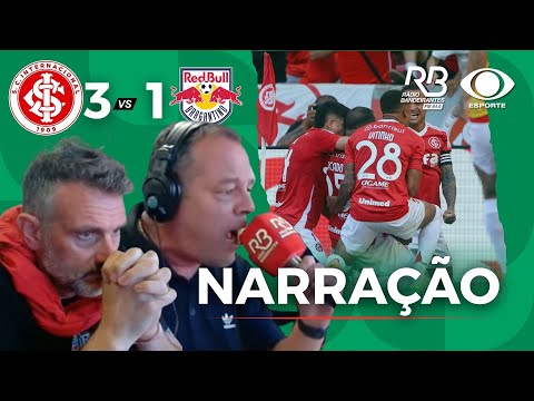 GOLS DE INTER 3X1 BRAGANTINO | NARRAÇÃO DE DANIEL OLIVEIRA | RÁDIO BANDEIRANTES POA