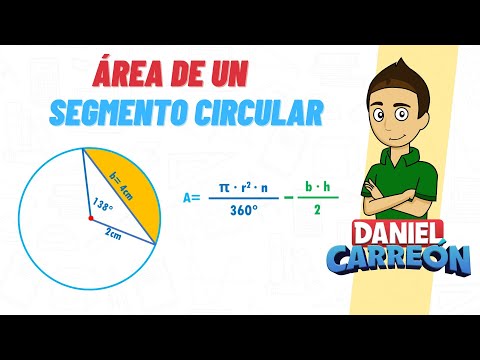 AREA OF A CIRCULAR SEGMENT super easy - For beginners