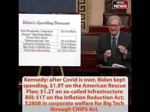 Kennedy: Our debts grown faster than economy Biden Debt 1 trillion, 1 billion, $1 million, squillion