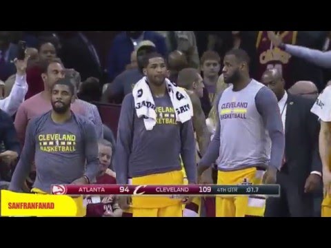 LeBron James vs Hawks (2016/04/11) - 34 Pts, 6 Assists, 6 Rebs, In 3 Quarters!