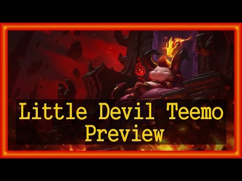 Little Devil Teemo - Skin showcase