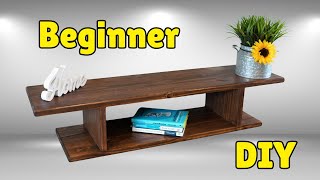 DIY console table Woodworking project for easy ETSY SALES