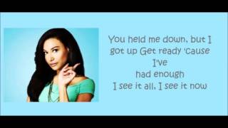 Roar Glee Cast Version with Lyrics