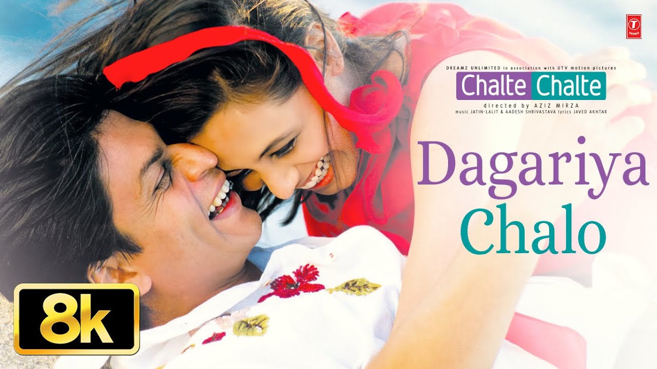 Dagariya Chalo (Full Song) 8K | Shah Rukh Khan | Rani Mukherjee | Chalte Chalte | Udit N, Alka Y