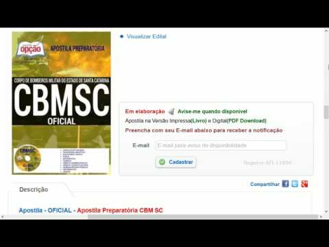 CORPO BOMBEIROS SC CONCURSO PÚBLICO 2017 MATERIAL GRATUITO GRUPO APOIO EDITAL APOSTILA CBMSC