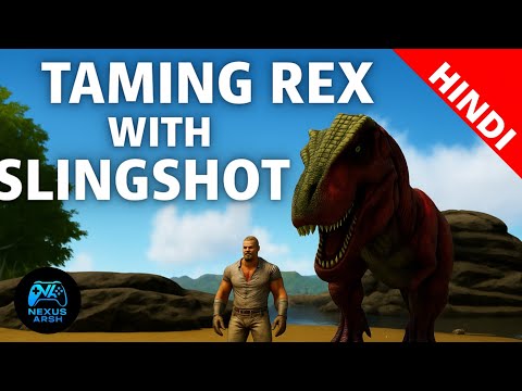 I Tamed a REX with Just a Slingshot… | ARK Ultimate Edition | EPISODE - 1