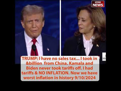 Debate Kamala: Let's talk about what Donald Trump left us; Do you believe better off than 4 Yrs ago?