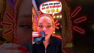 ¡ME LLEVÉ UN GOLPE EN LA CARA! 😱 #workstory #accident #storytime