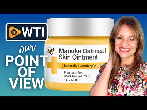 Clearbody Organics 4 oz. Manuka Honey Cream with Colloidal Oatmeal - Soothing Moisturizer Eczema relief for Dry Skin - Gentle Plant-Based Formula for Adults - WTI product video review