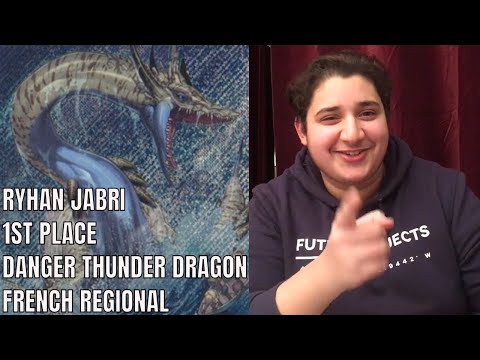 Yu-Gi-Oh! 1st Place 45 Card Danger Thunder Dragon French Regional - Ryhan Jabri