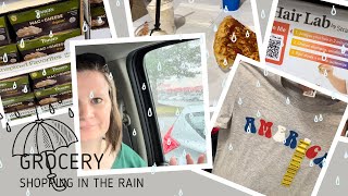 Grocery Haul | Got Caught In A Downpour | Shop With Me