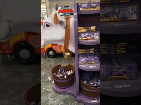 Milka chocolate cart #milka #milkchocolate #uniquefood #shortfeed #uniqueshorts #foodreview