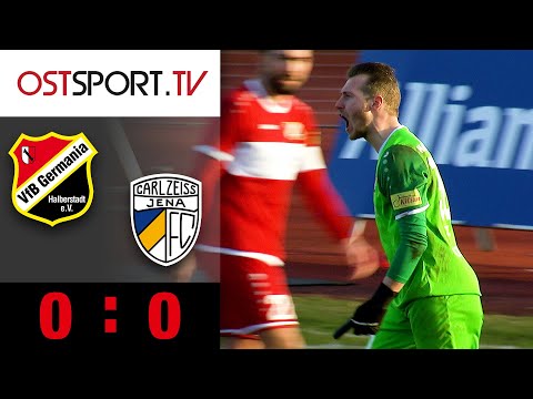 Endgegner Cichos: Jena verzweifelt an überragenden Torwart | Halberstadt - Jena | RLNO | OSTSPORT.TV