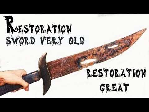 Restoration of the badly damaged sword