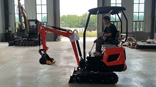 1.8 ton mini excavator being prepared for shipment.Contact me if you're interested.#excavator