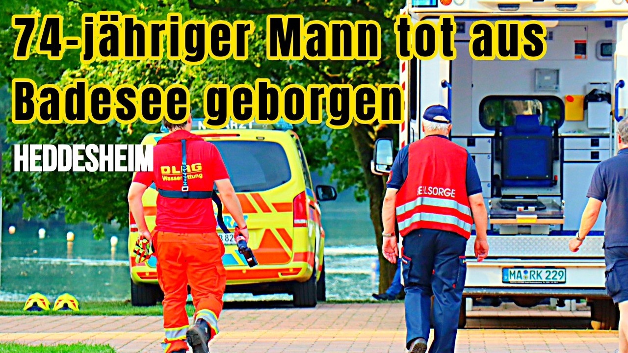 74-Jähriger nach Badeunfall im Heddesheimer Badesee verstorben