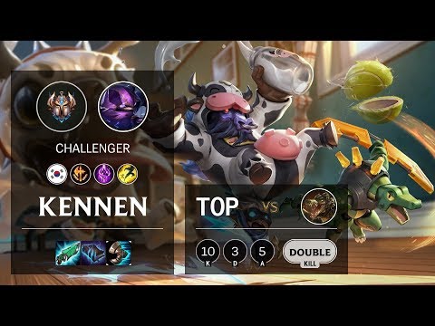 Kennen Top vs Renekton - KR Challenger Patch 10.6