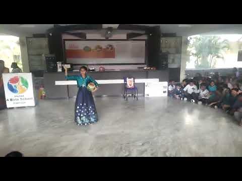 folk song in birla open minds international school by manasvini