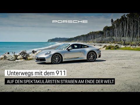 Spektakuläre Kulisse: Das Curves Magazin feiert 60 Jahre Porsche 911 in Neuseeland.