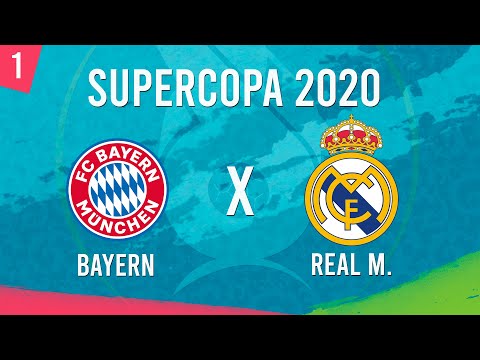 SUPERCOPA 2020 AO VIVO! BAYERN X REAL MADRID