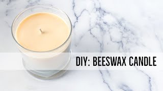 How to Make Beeswax Candles