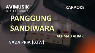 Download lagu Panggung Sandiwara - Achmad Albar | Karaoke Nada Rendah Pria Cowok | Avimusik mp3