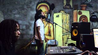 Micah Shemaiah voicing dubplate @ Dread at the control Studio