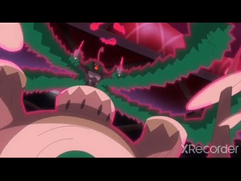 Gigantamax Rillaboom Vs Chesnaught English Dubbed