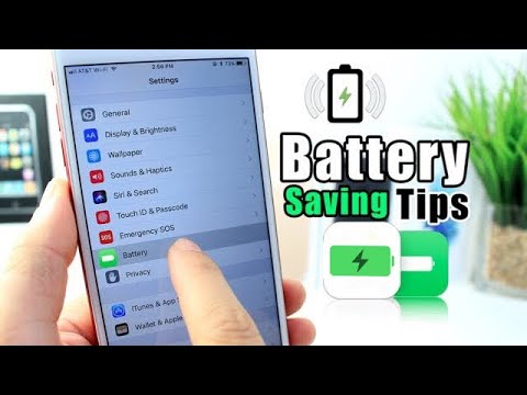 iOS Battery Saving Tips Video