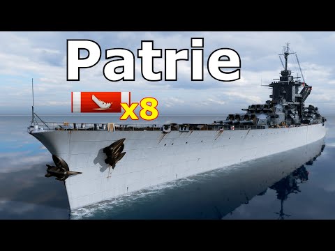 World of WarShips Patrie - 8 Kills 293K Damage