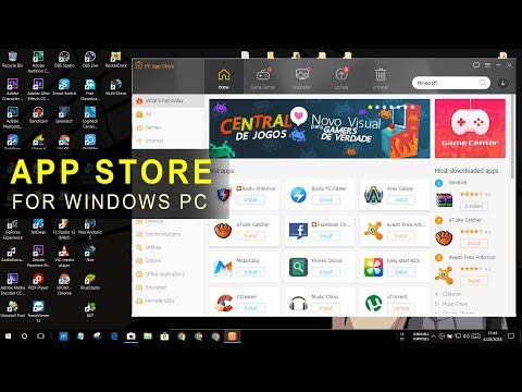 Part of a video titled How To Get PC App Store For Windows Computer (Windows 7/8/10)