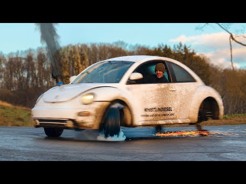 Volkswagen Beetle Does 240mph Cyclones Until it Blows Up