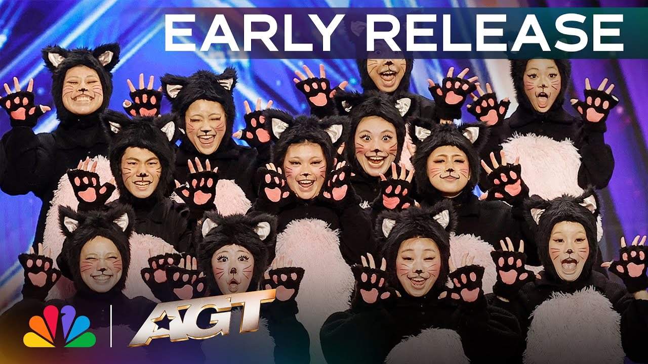Early Release: Loco Pop Familia's Dancing Cats Routine STUNS The Crowd! | AGT 2025