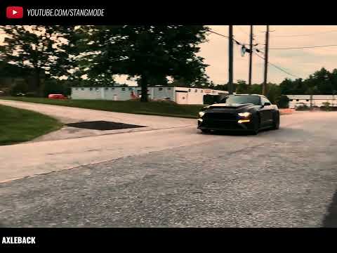 CLIP: Corsa Track Series Axleback with Corsa Double HH-pipe on a 2018 Mustang GT!