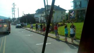 preview picture of video 'Me driveing rescue 4 in north belle vernon parade'