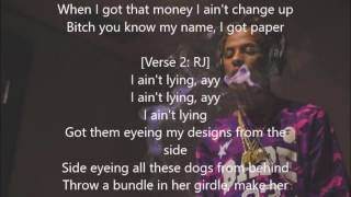 DJ Mustard - Know My Name ft. Rich The Kid, RJ (lyrics On Screen)