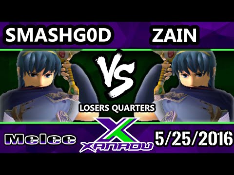 S@X 151 SSBM Losers Quarters - SSI | Zain (Marth) Vs. SmashG0D (Marth)