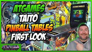 AtGames Taito Pinball Tables First Look