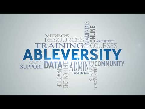 Ableversity Architecture 201 Cluster Administration YouTube preview thumbnail