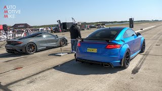 750HP Audi TT RS MTR Performance vs McLaren 765LT