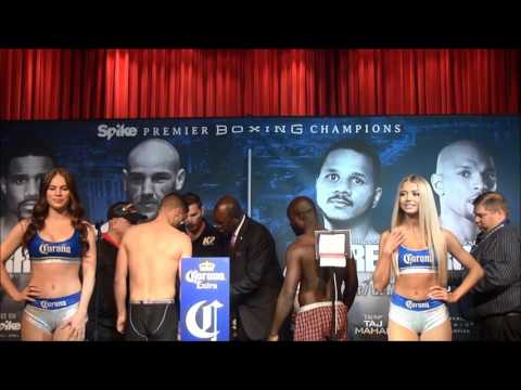 Dirrell   Caparello weigh in
