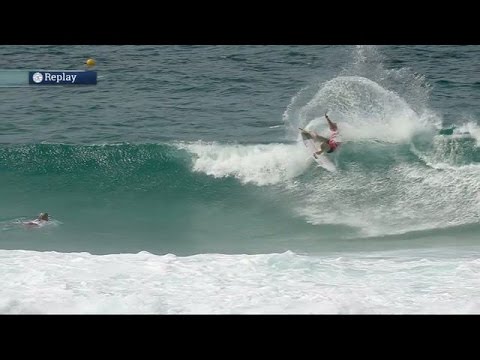 Mick Fanning Finds His Fire in Round 1 at Quik Pro