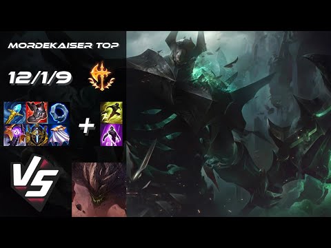 TOP Mordekaiser vs Malphite - NA Grandmaster Patch 25.23