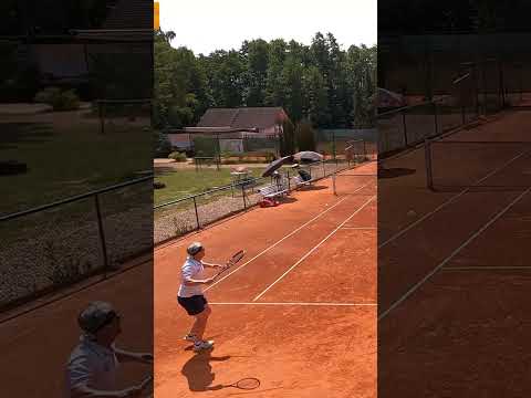 🎾LK 17.2  vs LK 18.5 | NTRP 3.5 | #tennis #shorts #AmateurTennis #tennismatch #ntrp #lk